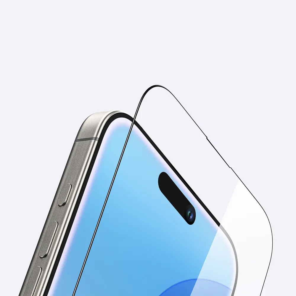 iPhone 16 Pro Max Parmak İzi Bırakmayan Temperli Cam Ekran Koruyucu - Amazingthing Radix