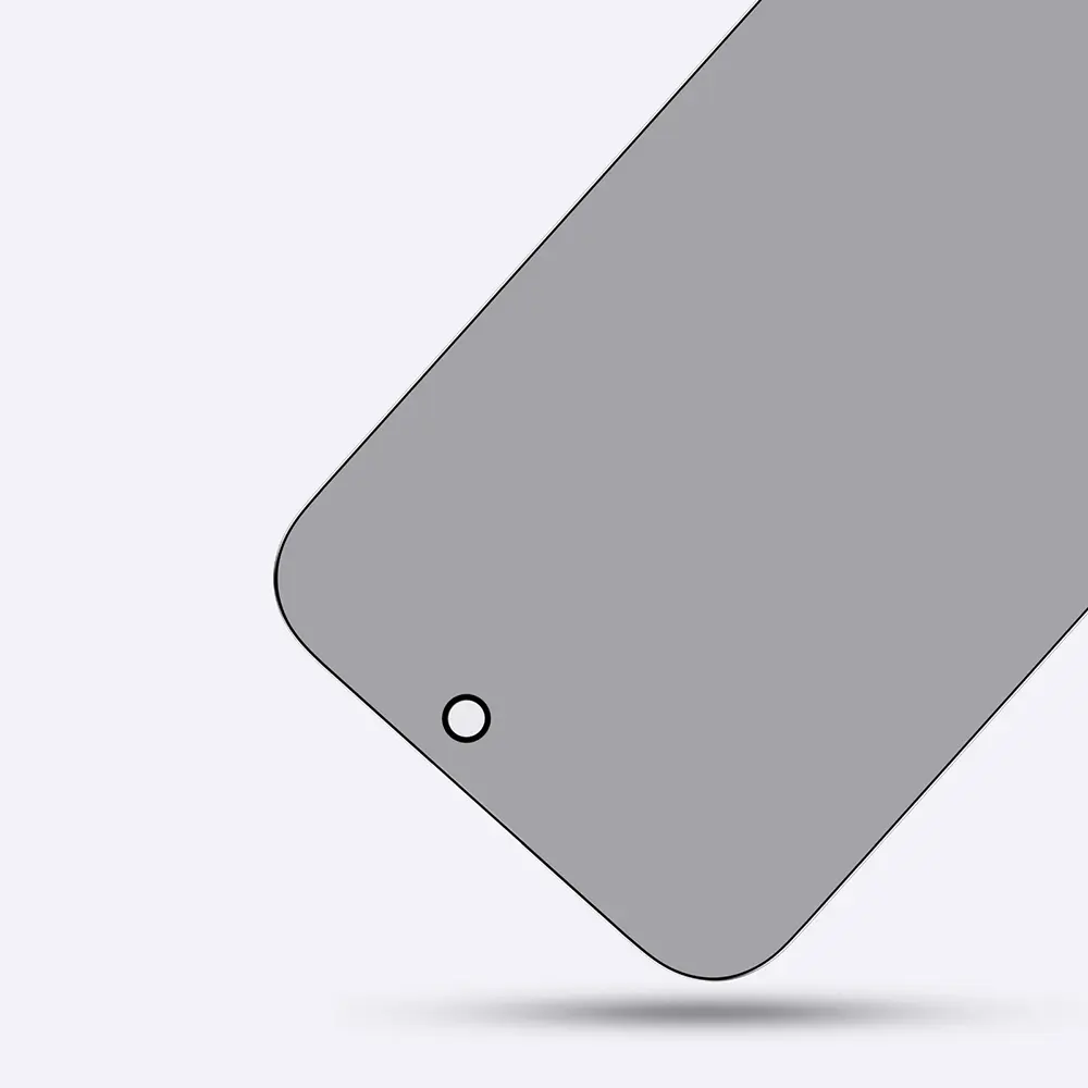 iPhone 16 Pro Max Gizlilik Filtreli Temperli Cam Ekran Koruyucu - Amazingthing Radix Privacy