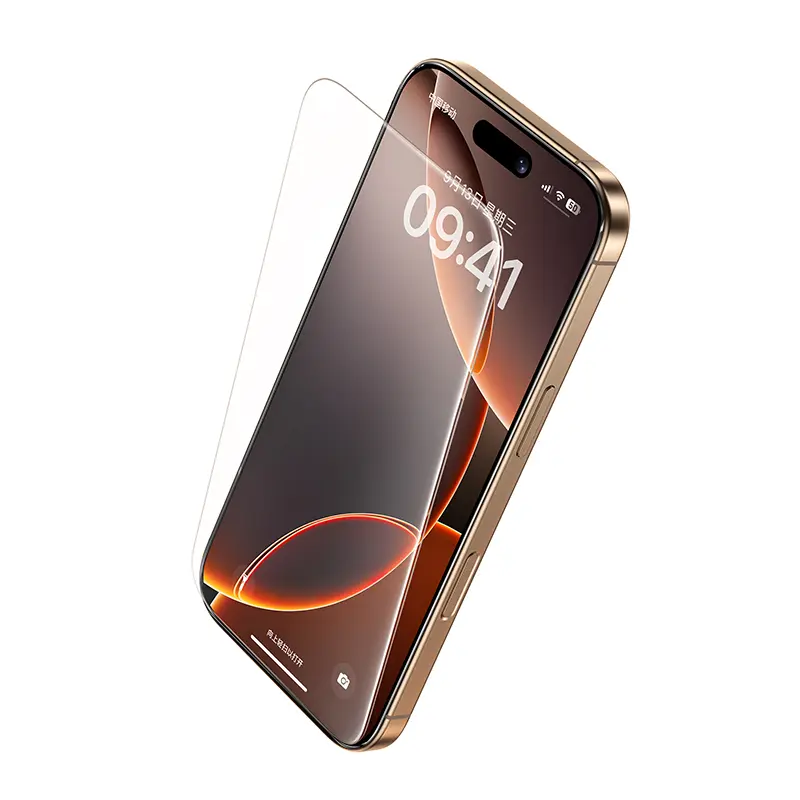 iPhone 16 Pro Max Tam Kaplayan Şeffaf Ekran Koruyucu - Benks InvisiWarrior