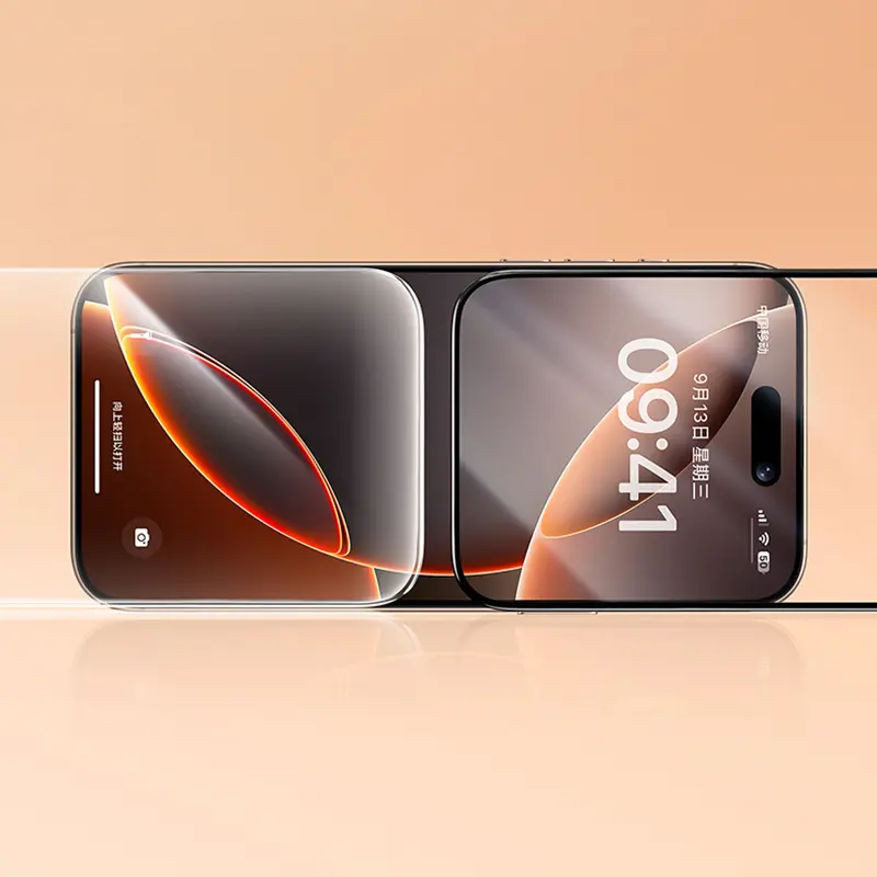 iPhone 16 Pro Max Tam Kaplayan Şeffaf Ekran Koruyucu - Benks InvisiWarrior