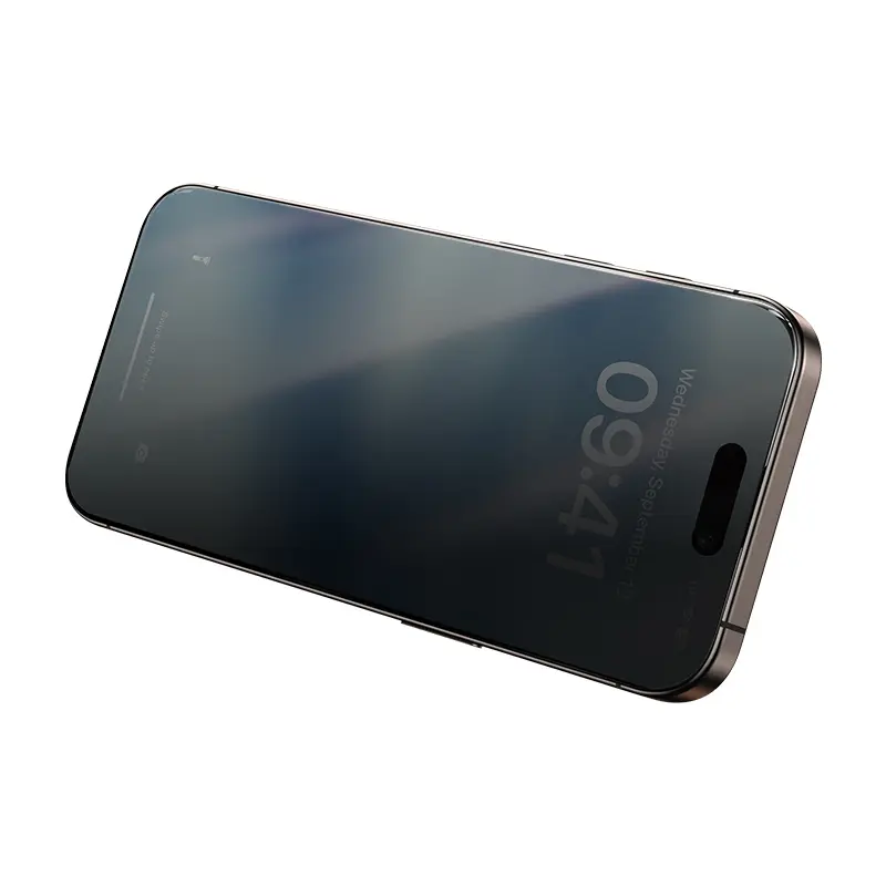 iPhone 16 Pro Max Hayalet Ekran Koruyucu, Uygulama Aparatlı - Benks Privacy