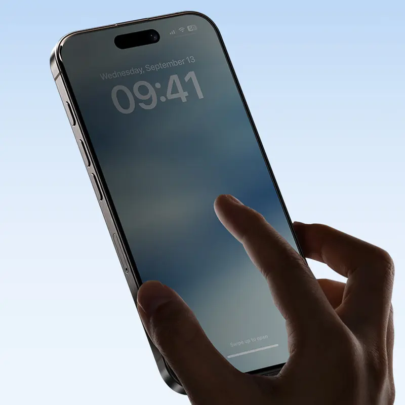 iPhone 16 Pro Max Hayalet Ekran Koruyucu, Uygulama Aparatlı - Benks Privacy