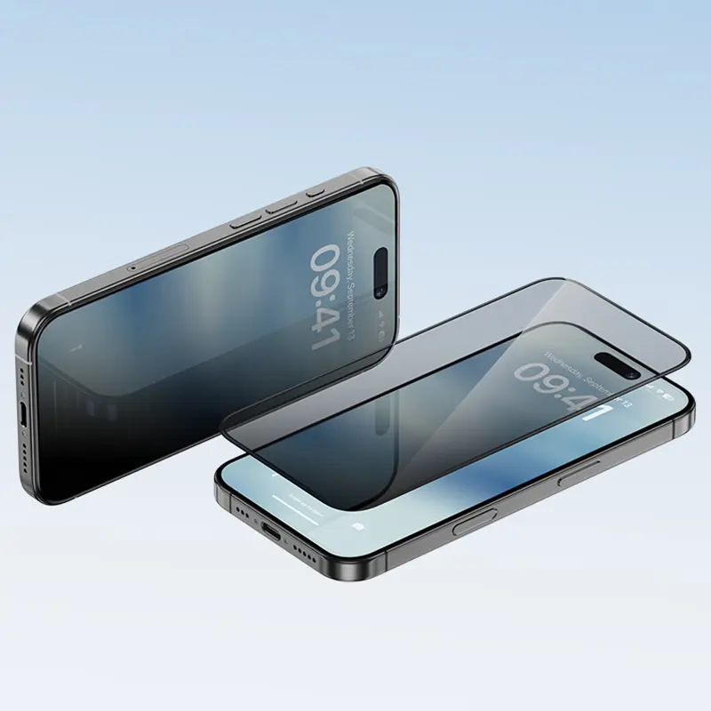 iPhone 16 Pro Max Hayalet Ekran Koruyucu, Uygulama Aparatlı - Benks Privacy