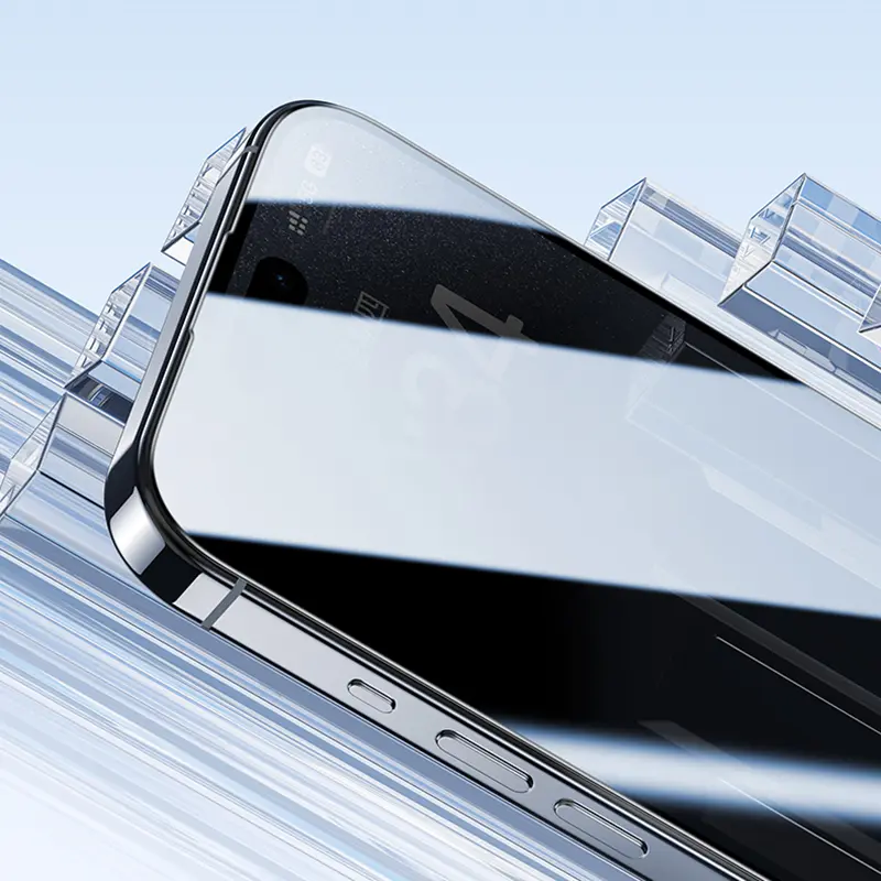 iPhone 16 Pro Max Hayalet Ekran Koruyucu, Uygulama Aparatlı - Benks Privacy
