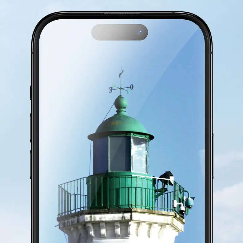 iPhone 16 Pro Max Ekran Koruyucu, 0.9 mm Çerçeveli 0.3 mm Cam - Benks Ultra Shield