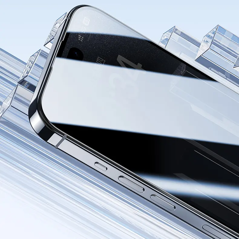 iPhone 16 Pro Max Ekran Koruyucu, 0.9 mm Çerçeveli 0.3 mm Cam - Benks Ultra Shield