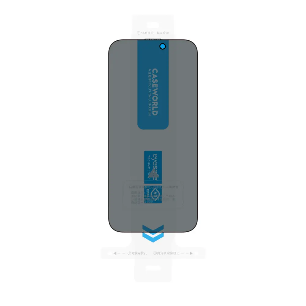 iPhone 16 Pro Max 0.15 mm Eyesafe Cam Ekran Koruyucu - CaseWorld Armor