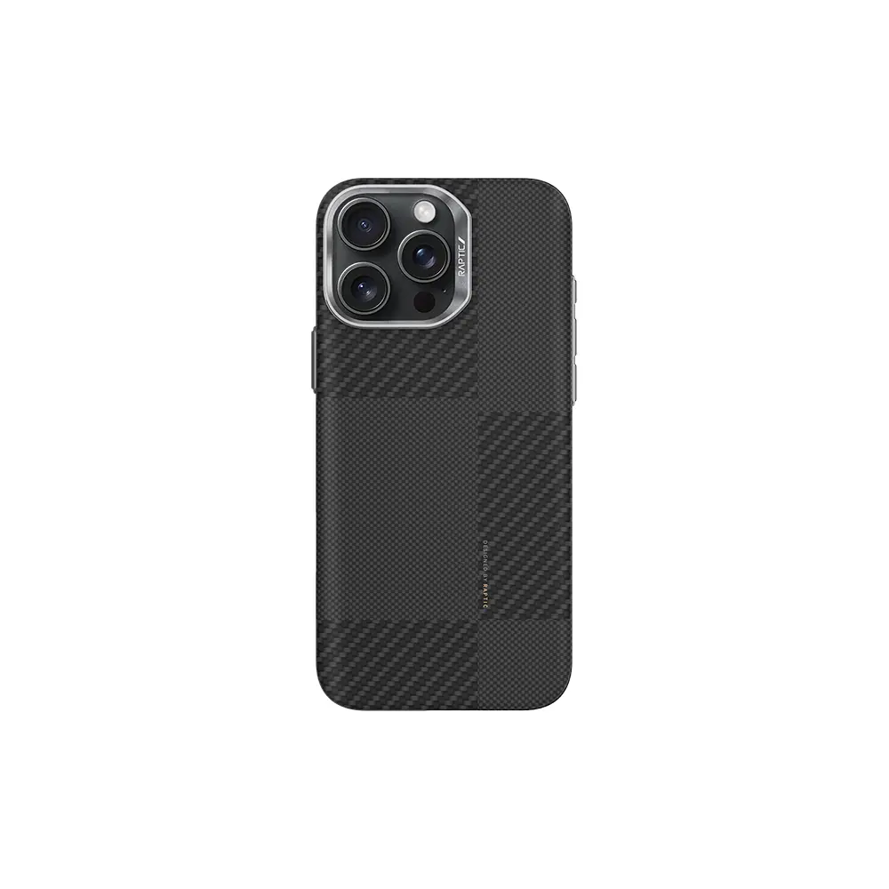 iPhone 16 Pro Max MagSafe Uyumlu Aramid Fiber Kılıf - Raptic Croxx Mondrian