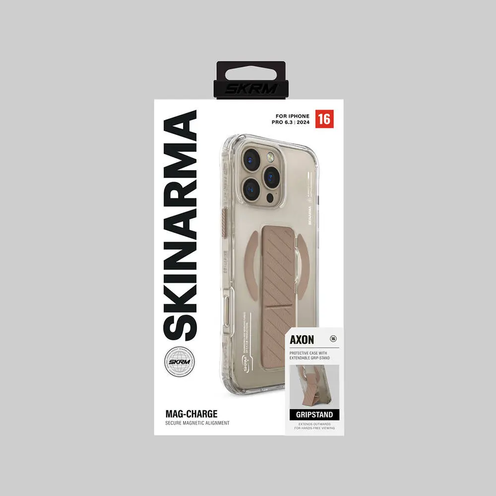iPhone 16 Pro Max MagSafe Uyumlu Standlı Kılıf - Skinarma Axon