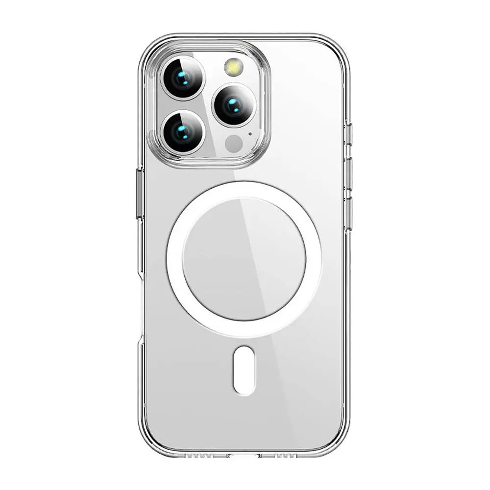 iPhone 16 Pro Max MagSafe Uyumlu Şeffaf Sert PC Kılıf - Wlons Pita