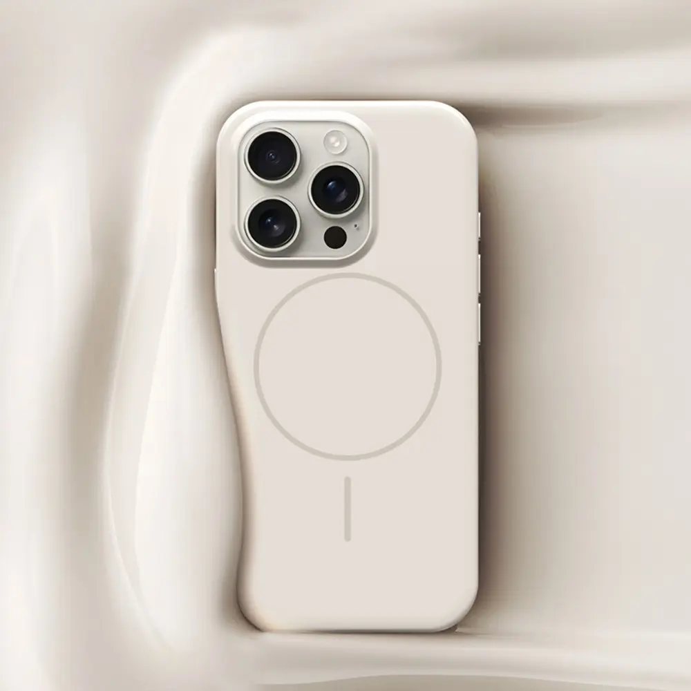 iPhone 16 Pro Max MagSafe Uyumlu Şeffaf Olmayan Kılıf - Wlons Frego
