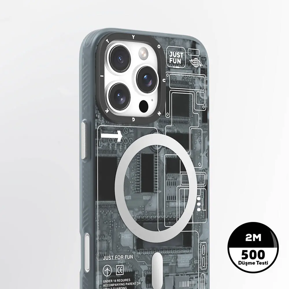 iPhone 16 Pro Max MagSafe Uyumlu Kılıf - Youngkit Technology Serisi