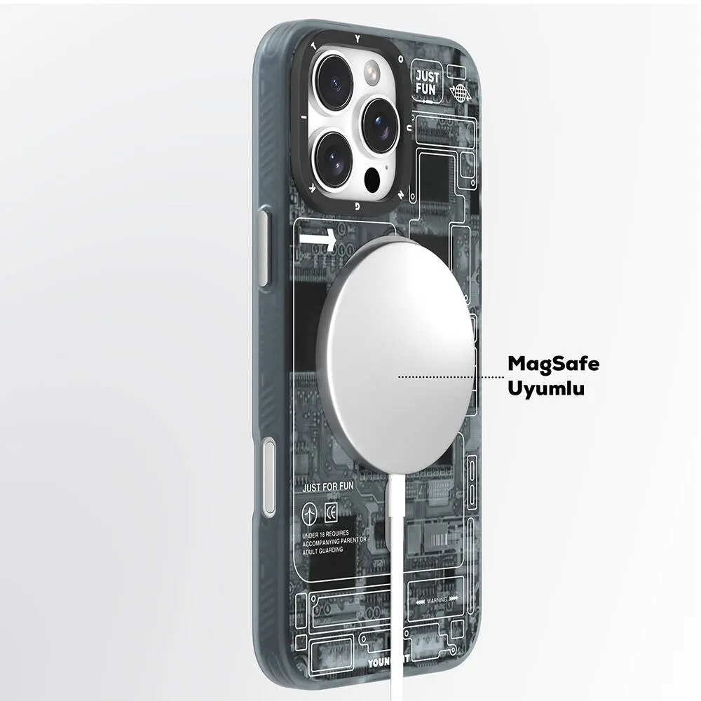 iPhone 16 Pro Max MagSafe Uyumlu Kılıf - Youngkit Technology Serisi