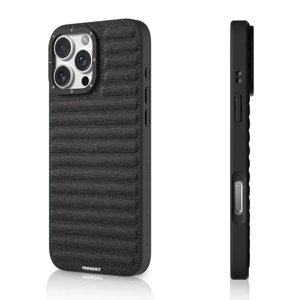 iPhone 16 Pro Max MagSafe Uyumlu Kumaş Kılıf - Youngkit Canvas