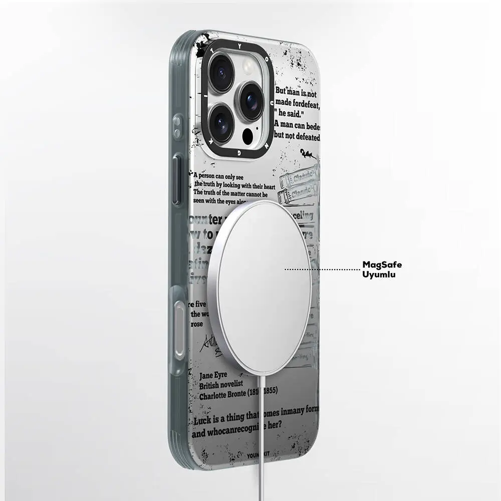 iPhone 16 Pro Max MagSafe Uyumlu Kılıf - Youngkit Literary Classic