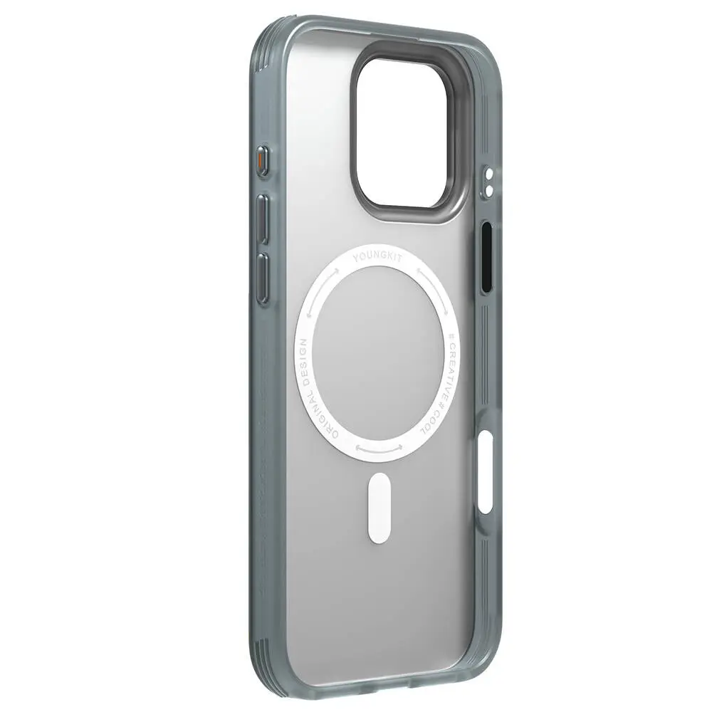 iPhone 16 Pro Max MagSafe Uyumlu Retro Desenli Kılıf - Youngkit Literary
