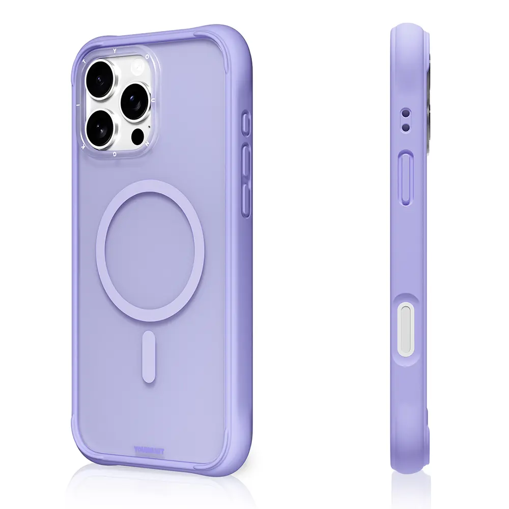 iPhone 16 Pro Max MagSafe Uyumlu Silikon Kılıf - Youngkit Macaroon