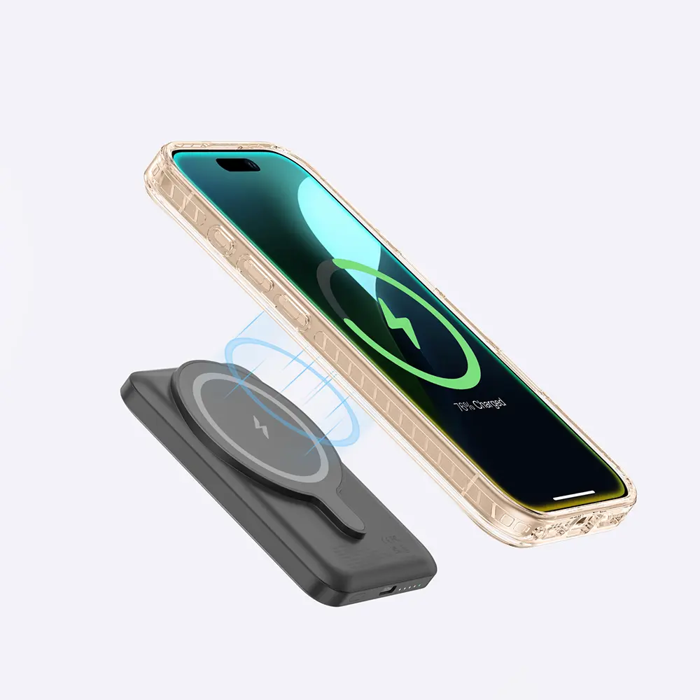 iPhone 16 Pro Max MagSafe Uyumlu Yüzük Standlı Şeffaf Kılıf - Amazingthing Titan Pro