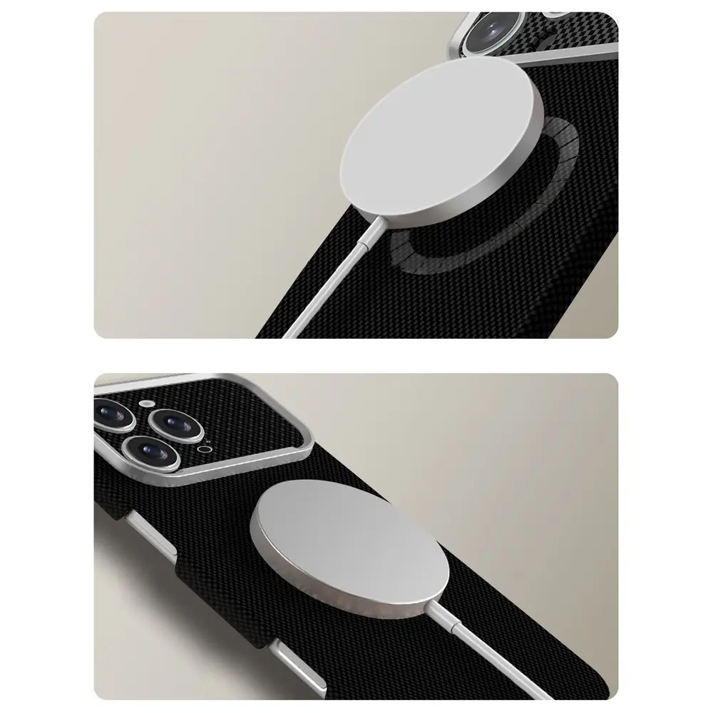 iPhone 16 Pro Max MagSafe Uyumlu Sert PC Kılıf - Zore Paris Zerre