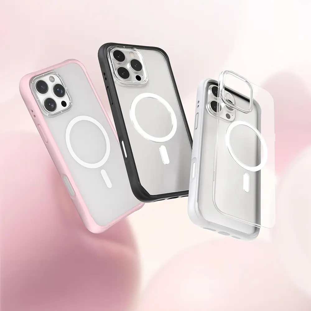 iPhone 16 Pro Max MagSafe Uyumlu Şeffaf Kılıf - Youngkit Dynamic 2