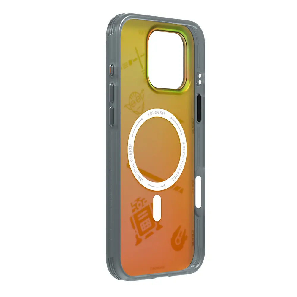 iPhone 16 Pro Max MagSafe Uyumlu Hologram Tasarımlı Kılıf - Youngkit Interstellar