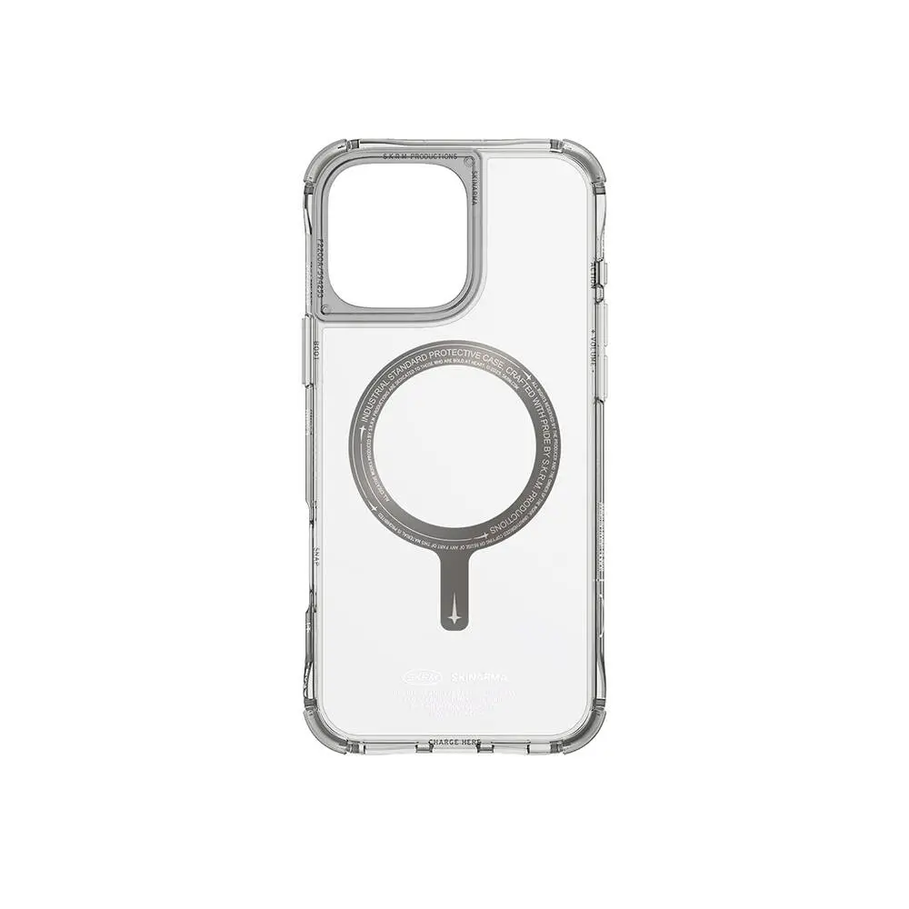 iPhone 16 Pro Max MagSafe Uyumlu Şeffaf Kılıf - Skinarma Saido Prime