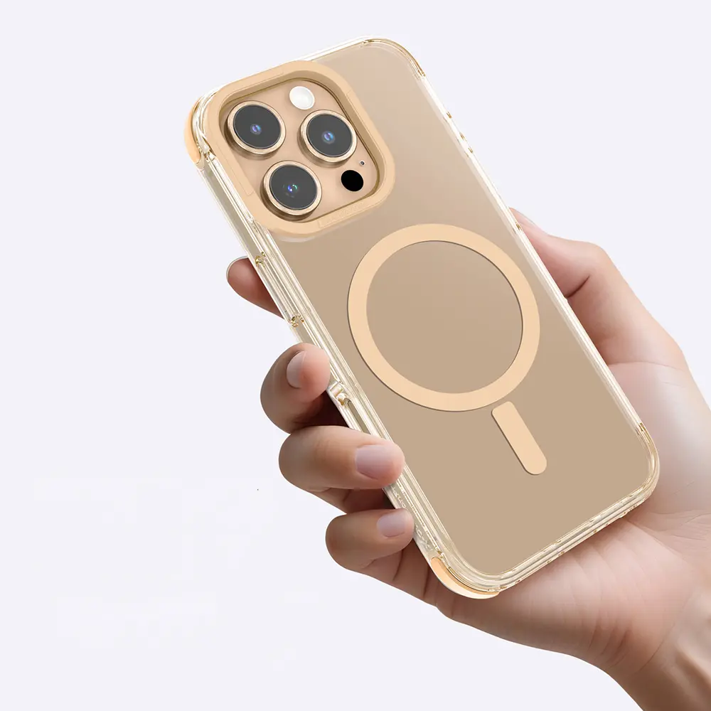 iPhone 16 Pro Max MagSafe Uyumlu Şeffaf Kılıf - Amazingthing Omni