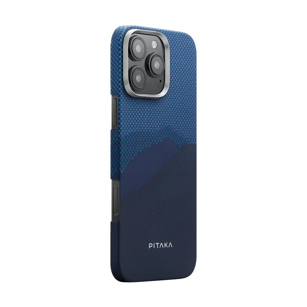 iPhone 16 Pro Max MagSafe Uyumlu Aramid Fiber Kılıf - Pitaka Tactile Woven Starpeak