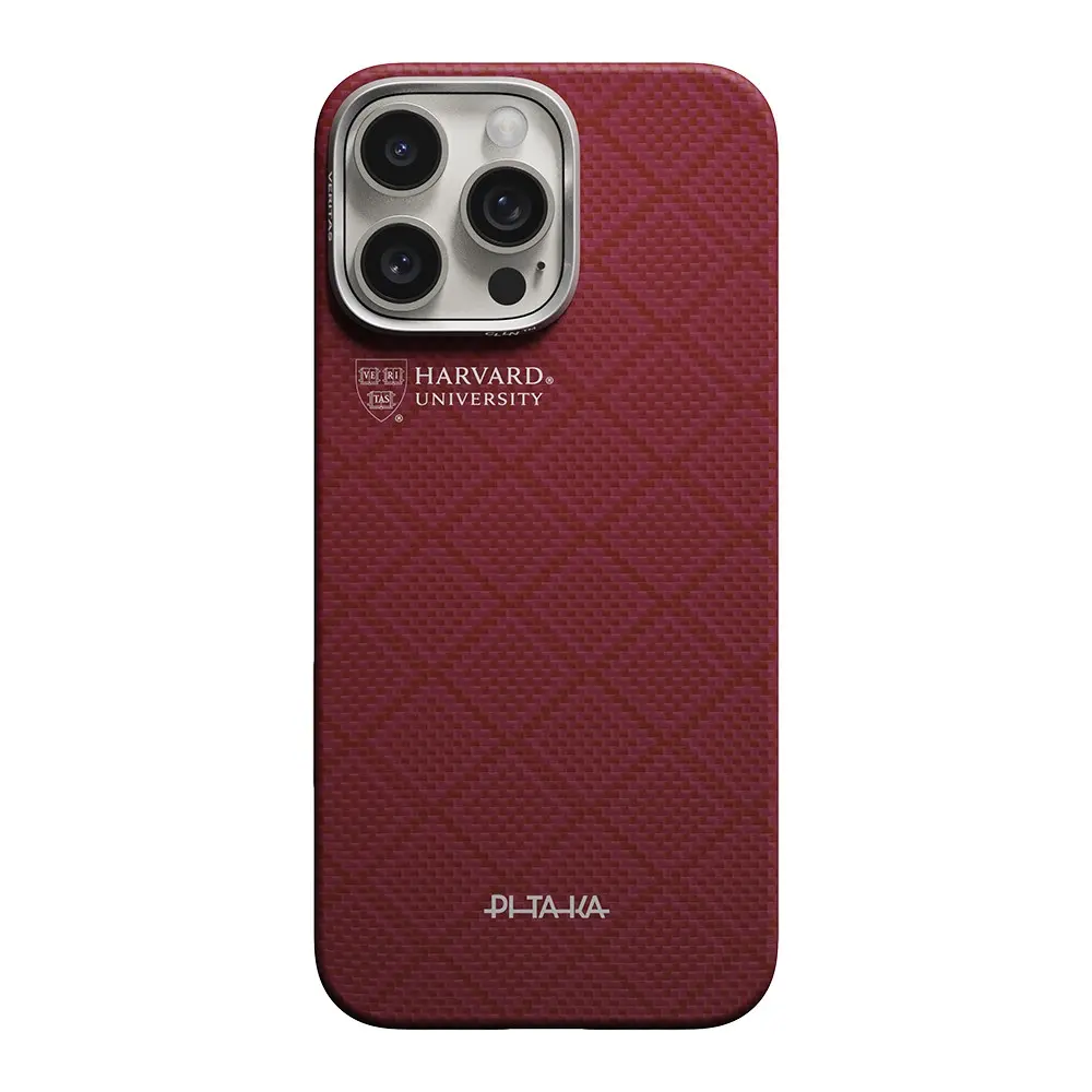 iPhone 16 Pro Max MagSafe Uyumlu Aramid Fiber Kılıf - Pitaka Harvard University