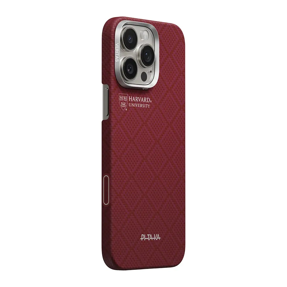 iPhone 16 Pro Max MagSafe Uyumlu Aramid Fiber Kılıf - Pitaka Harvard University