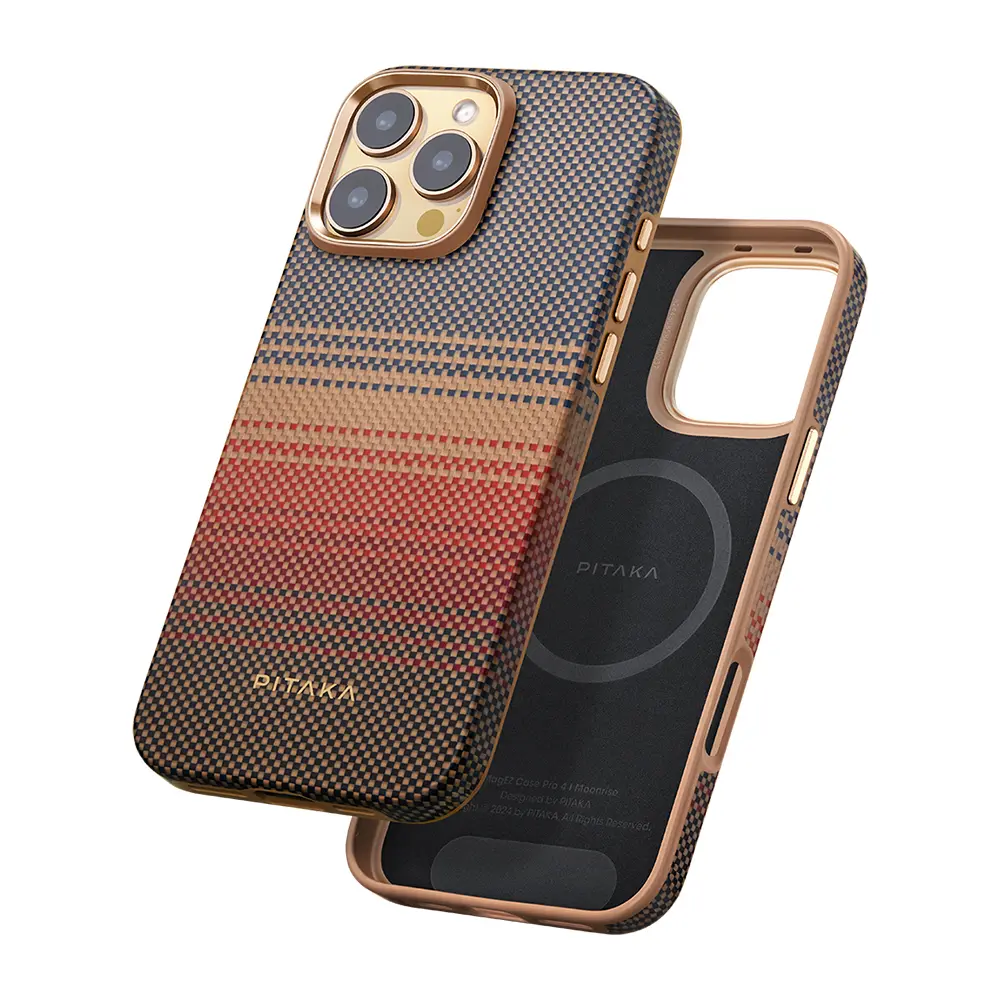 iPhone 16 Pro Max MagSafe Uyumlu Aramid Fiber Kılıf - Pitaka Sunset