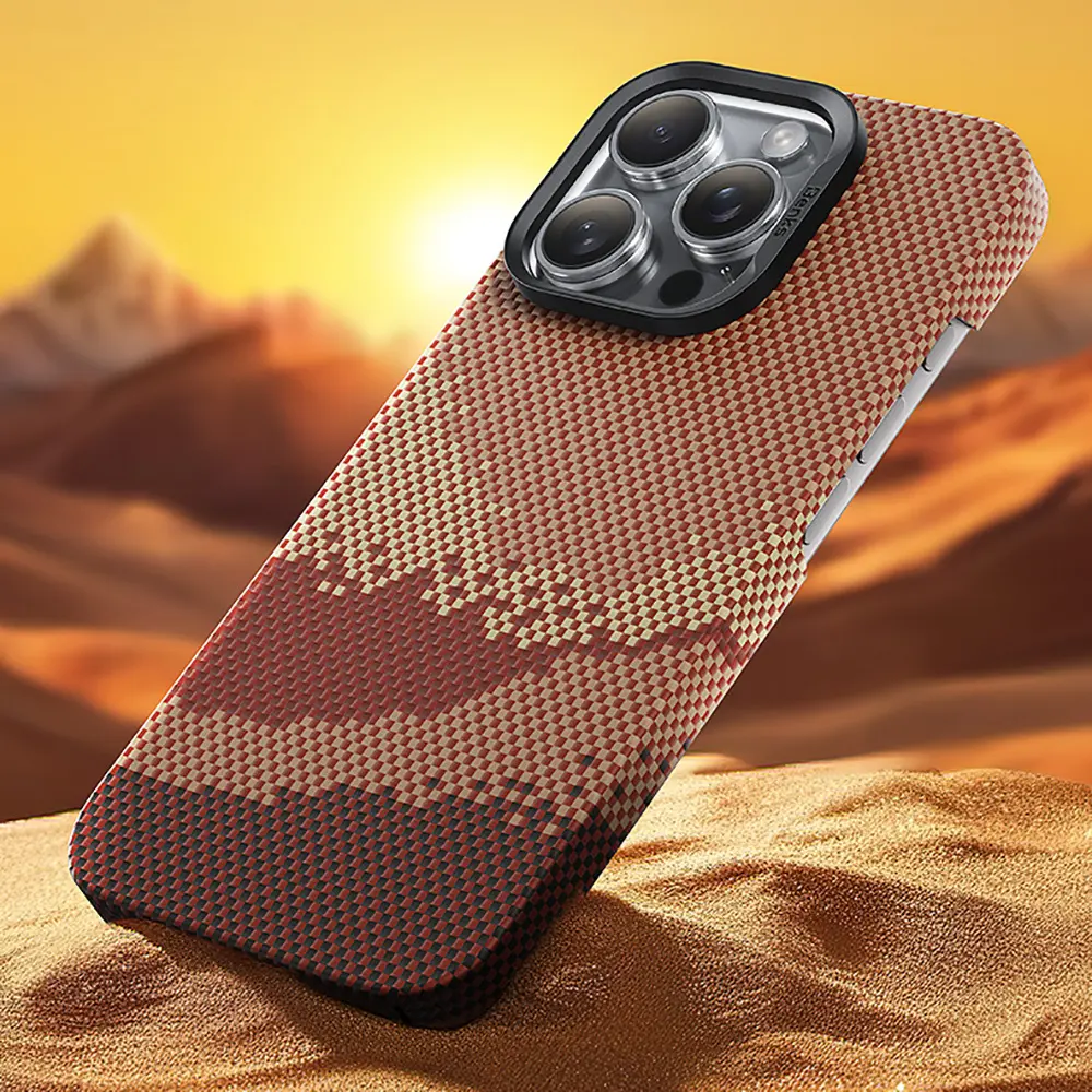 iPhone 16 Pro Max MagSafe Uyumlu Kevlar Kılıf - Benks GoldenTide ArmorAir