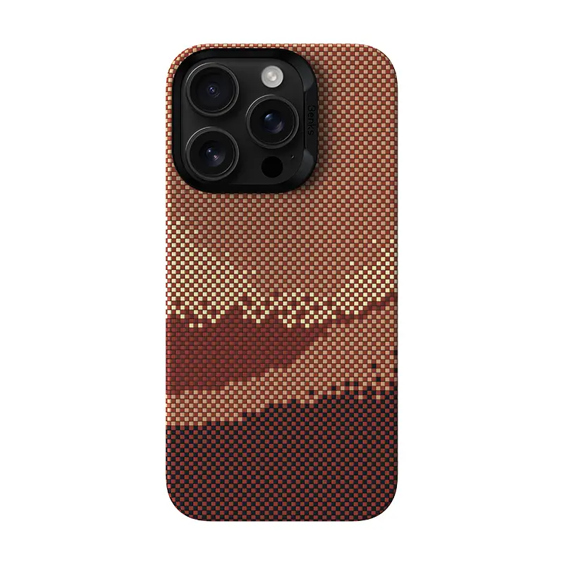 iPhone 16 Pro Max MagSafe Uyumlu Kevlar Kılıf - Benks GoldenTide ArmorAir