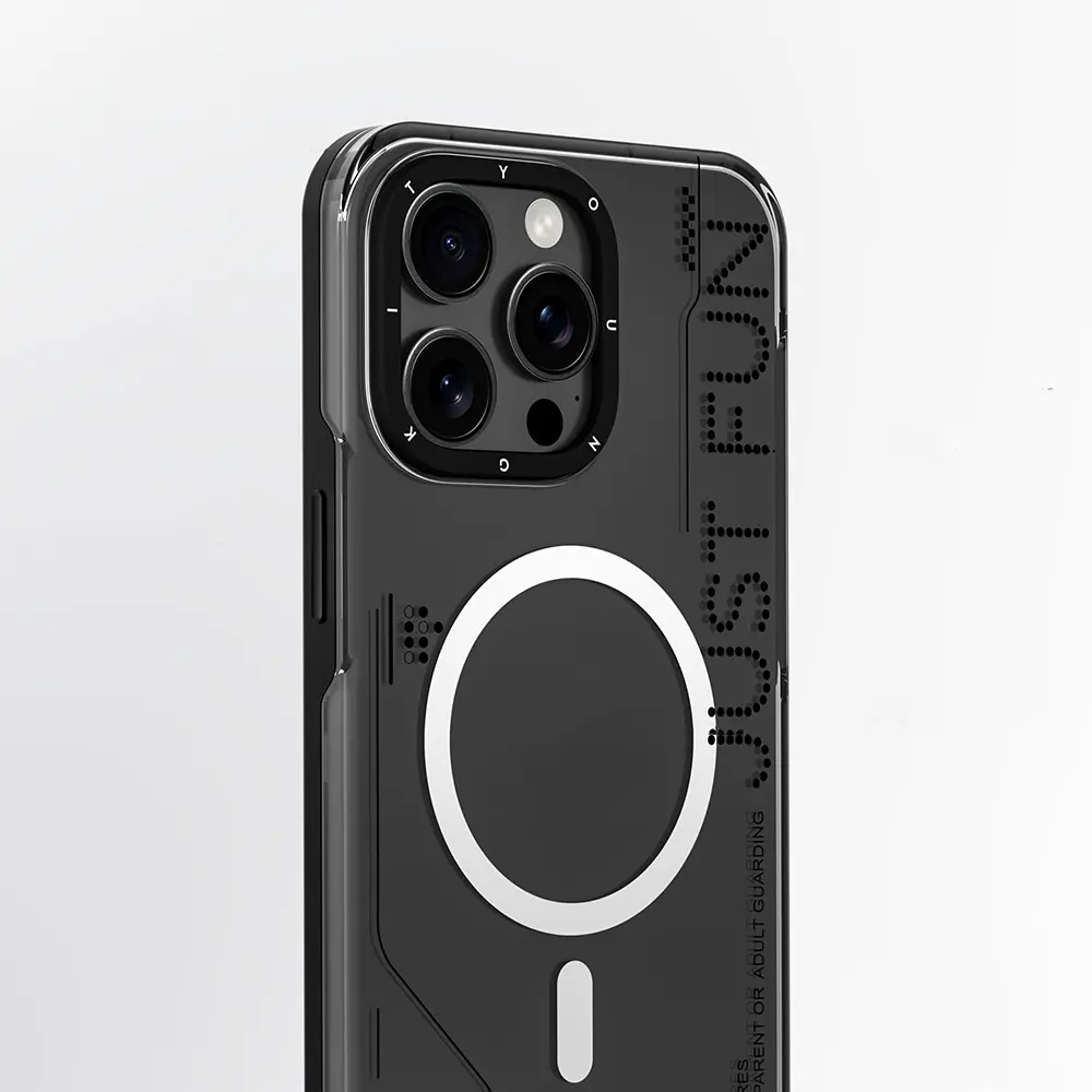 iPhone 16 Pro Max MagSafe Uyumlu Çıkarılabilir Arka Yüzeyli Kılıf - Youngkit Mecha