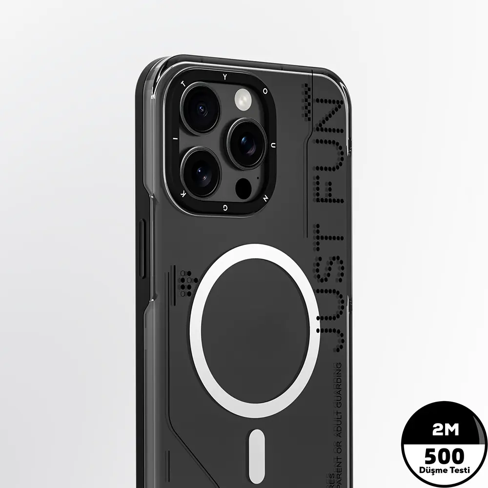 iPhone 16 Pro Max MagSafe Uyumlu Çıkarılabilir Arka Yüzeyli Kılıf - Youngkit Mecha