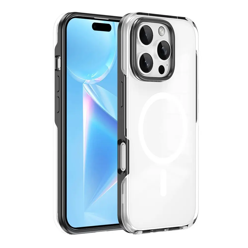 iPhone 16 Pro Max MagSafe Uyumlu Çıkarılabilir Arka Yüzeyli Kılıf - Zore Polar