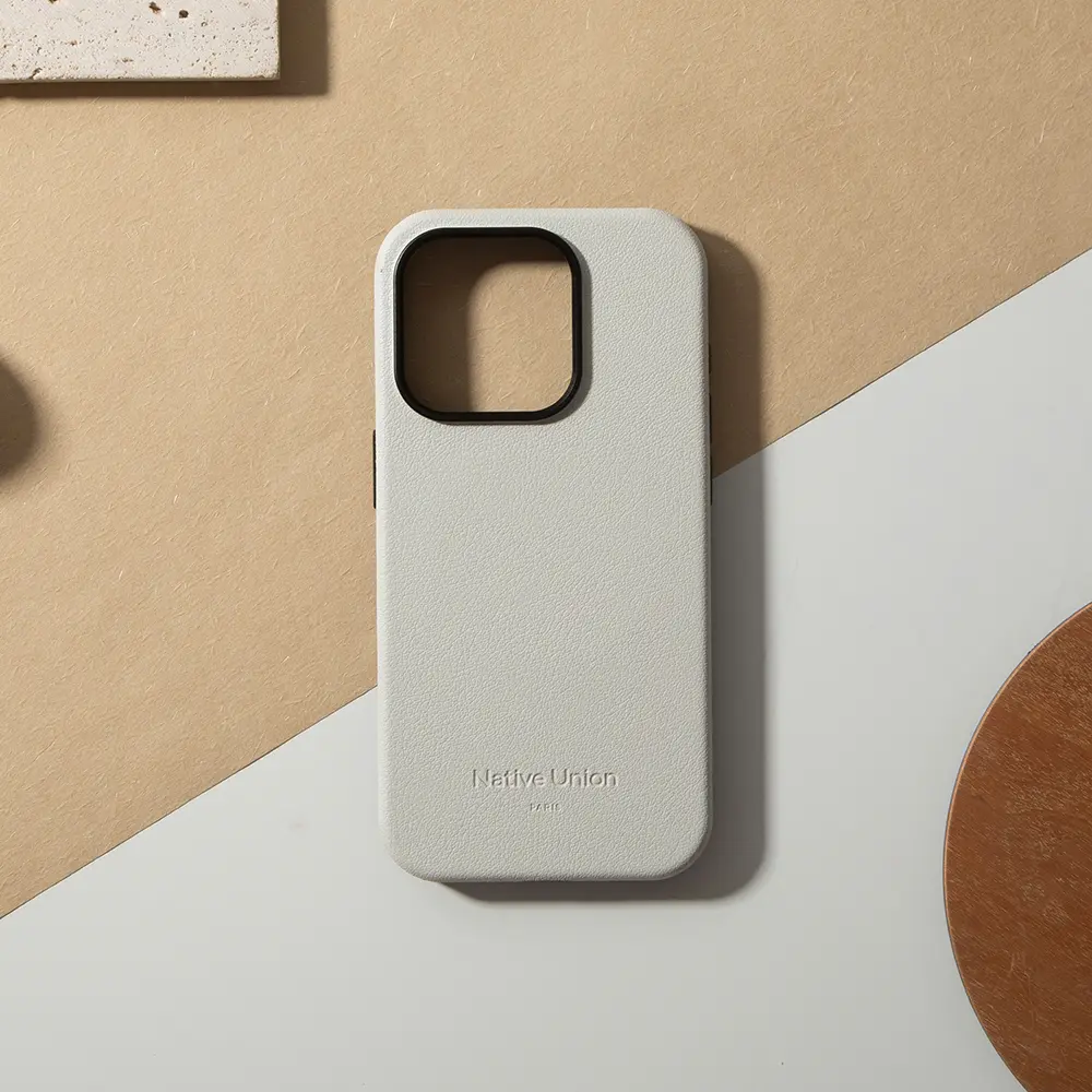 iPhone 16 Pro Max MagSafe Uyumlu Deri Görünümlü Kılıf - Native Union Active