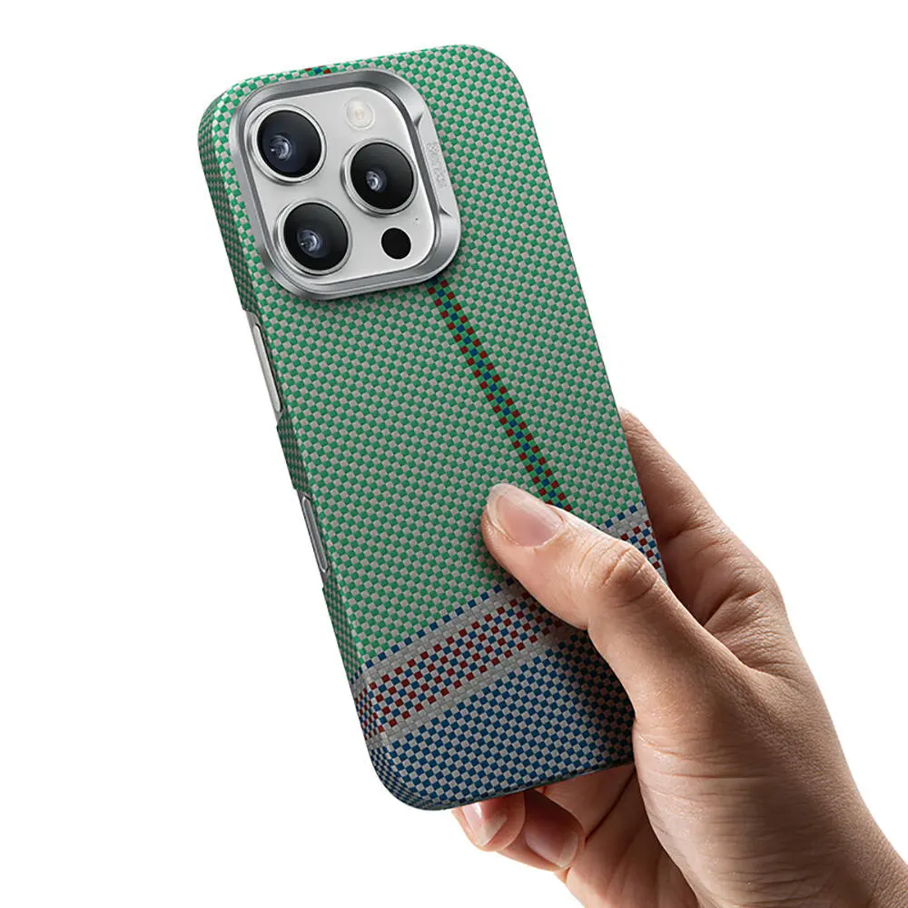 iPhone 16 Pro Max MagSafe Uyumlu Kevlar Kılıf - Benks Passion Green ArmorAir