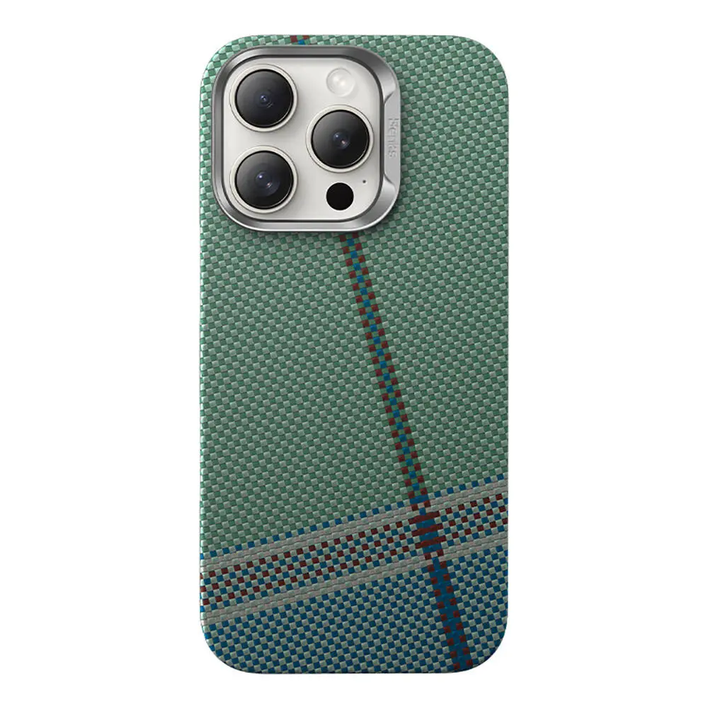 iPhone 16 Pro Max MagSafe Uyumlu Kevlar Kılıf - Benks Passion Green ArmorAir