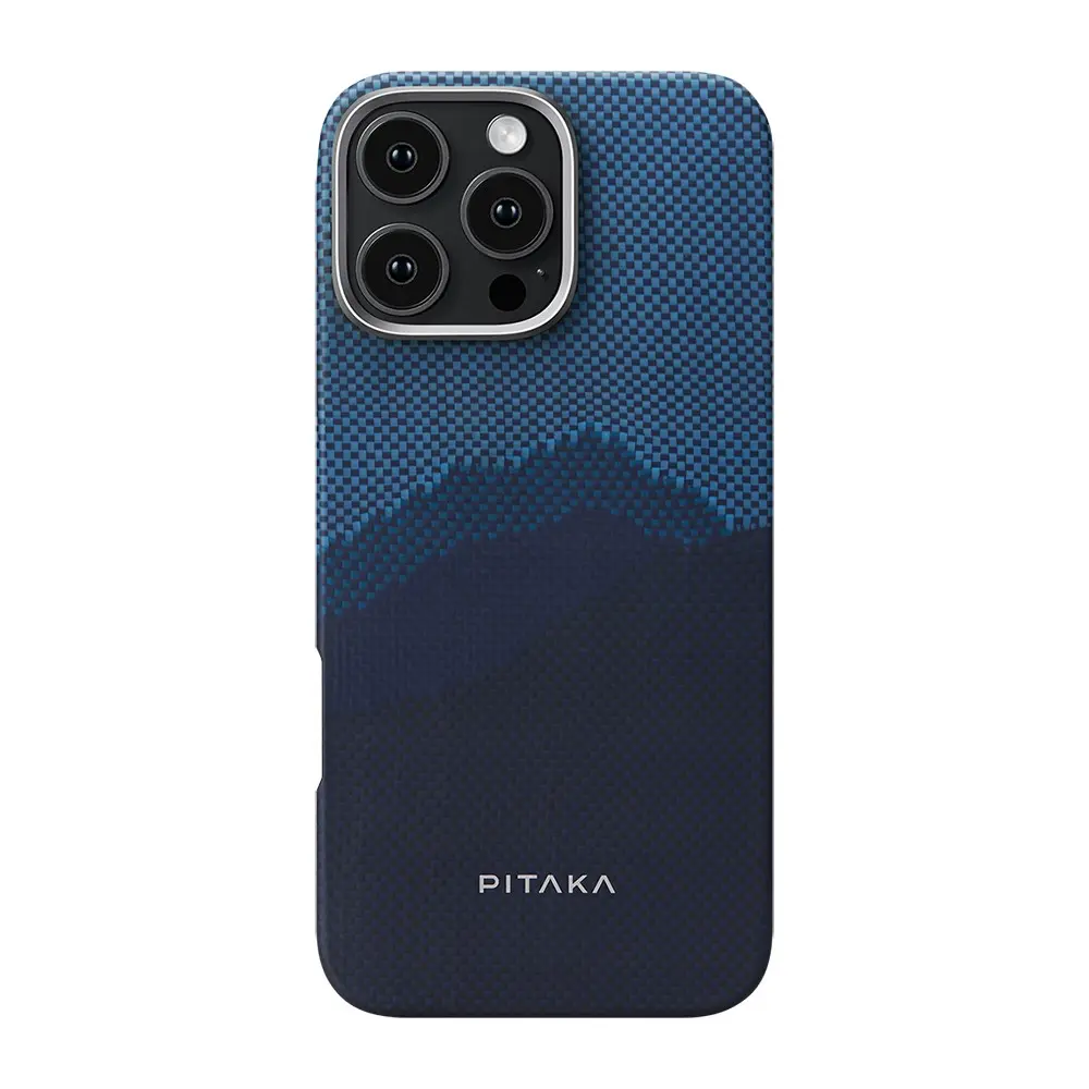 iPhone 16 Pro Max MagSafe Uyumlu Aramid Fiber Kılıf - Pitaka Tactile Woven Starpeak