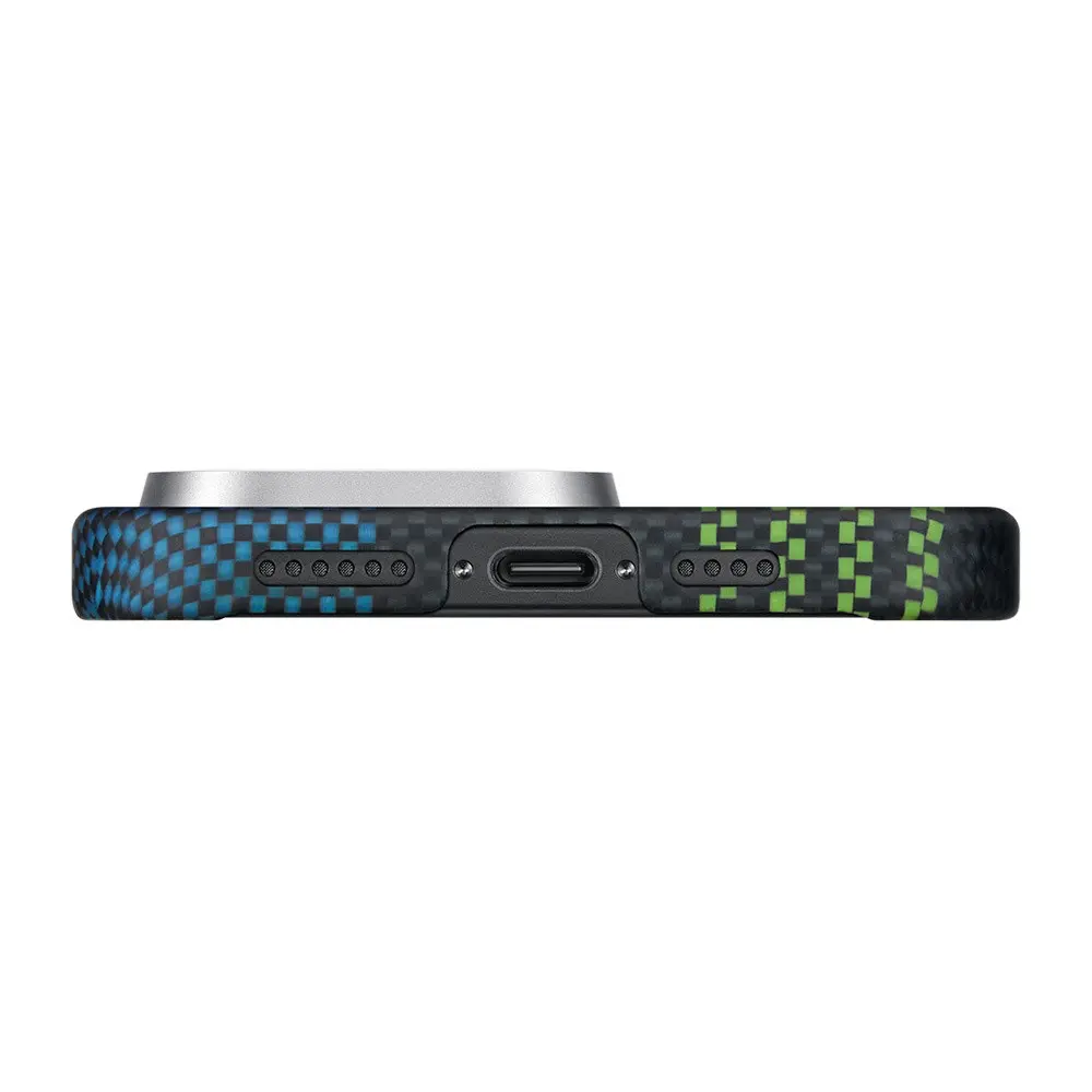 iPhone 16 Pro Max MagSafe Uyumlu Aramid Fiber Kılıf - Pitaka Aries