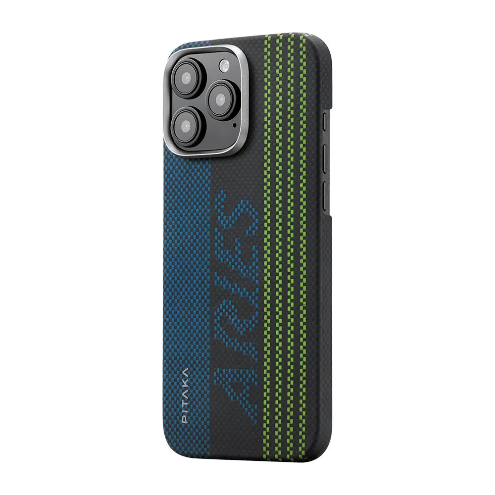 iPhone 16 Pro Max MagSafe Uyumlu Aramid Fiber Kılıf - Pitaka Aries