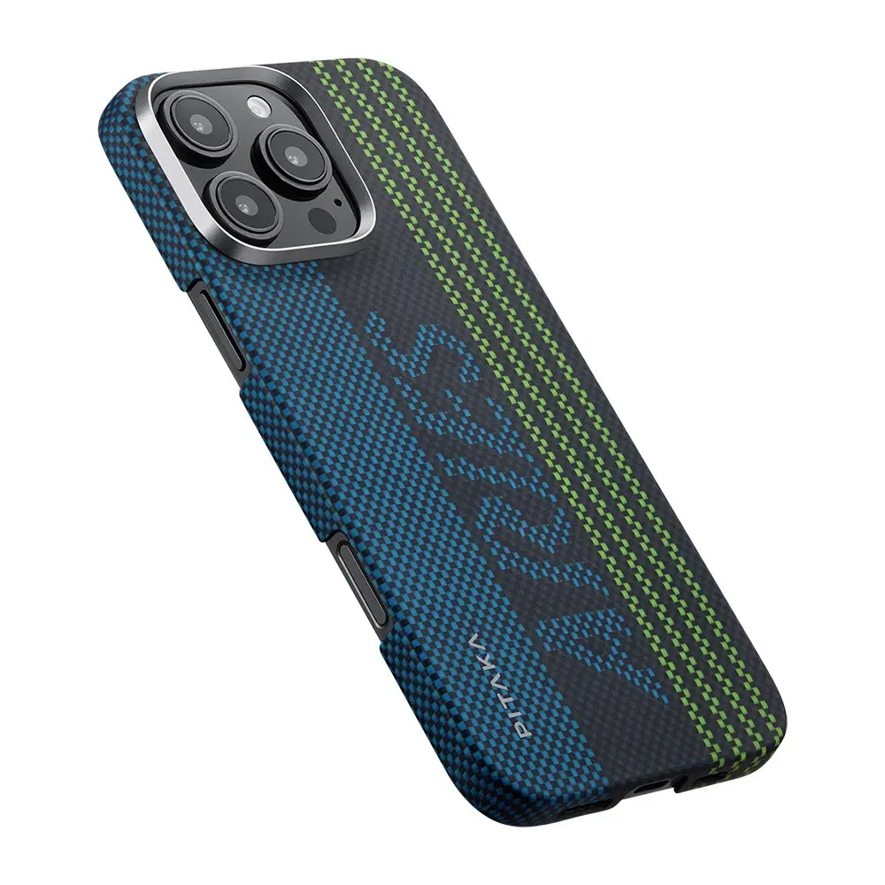iPhone 16 Pro Max MagSafe Uyumlu Aramid Fiber Kılıf - Pitaka Aries
