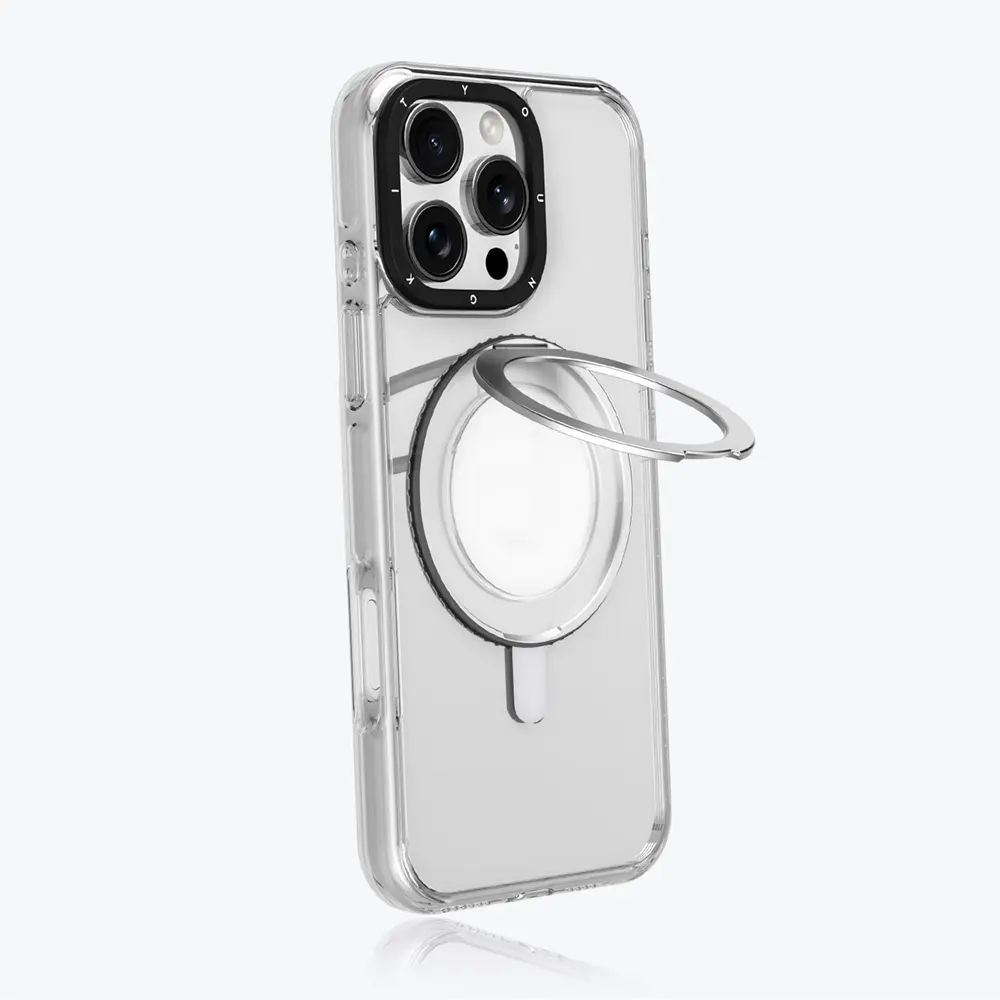 iPhone 16 Pro Max MagSafe Uyumlu Şeffaf Kılıf - Youngkit Pivot