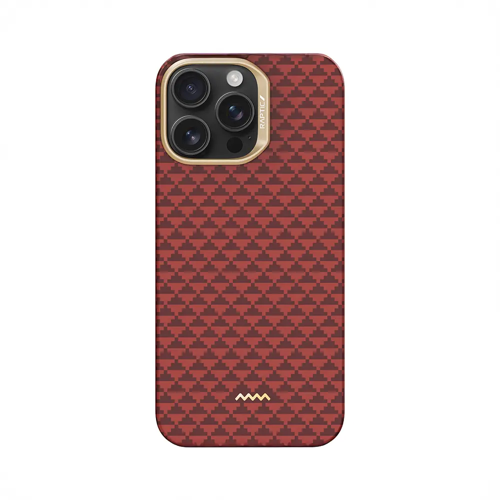 iPhone 16 Pro Max MagSafe Uyumlu Aramid Fiber Kılıf - Raptic Aramid Skin Origin