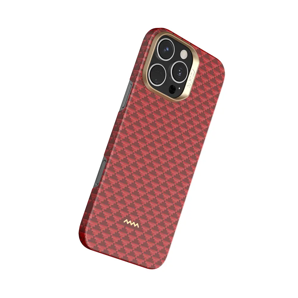 iPhone 16 Pro Max MagSafe Uyumlu Aramid Fiber Kılıf - Raptic Aramid Skin Origin