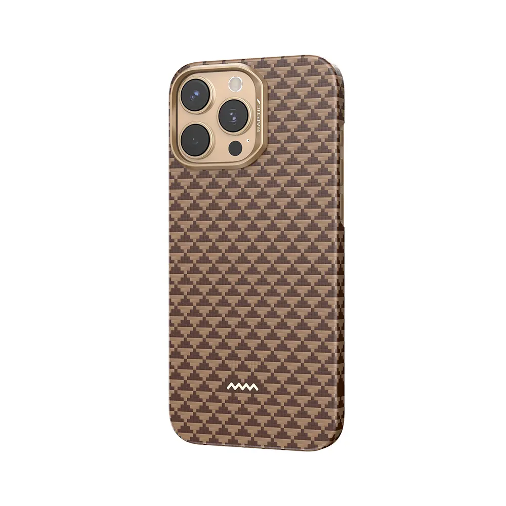 iPhone 16 Pro Max MagSafe Uyumlu Aramid Fiber Kılıf - Raptic Aramid Skin Origin
