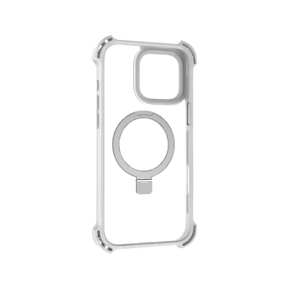 iPhone 16 Pro Max MagSafe Uyumlu Şeffaf Standlı Kılıf - Raptic Dual