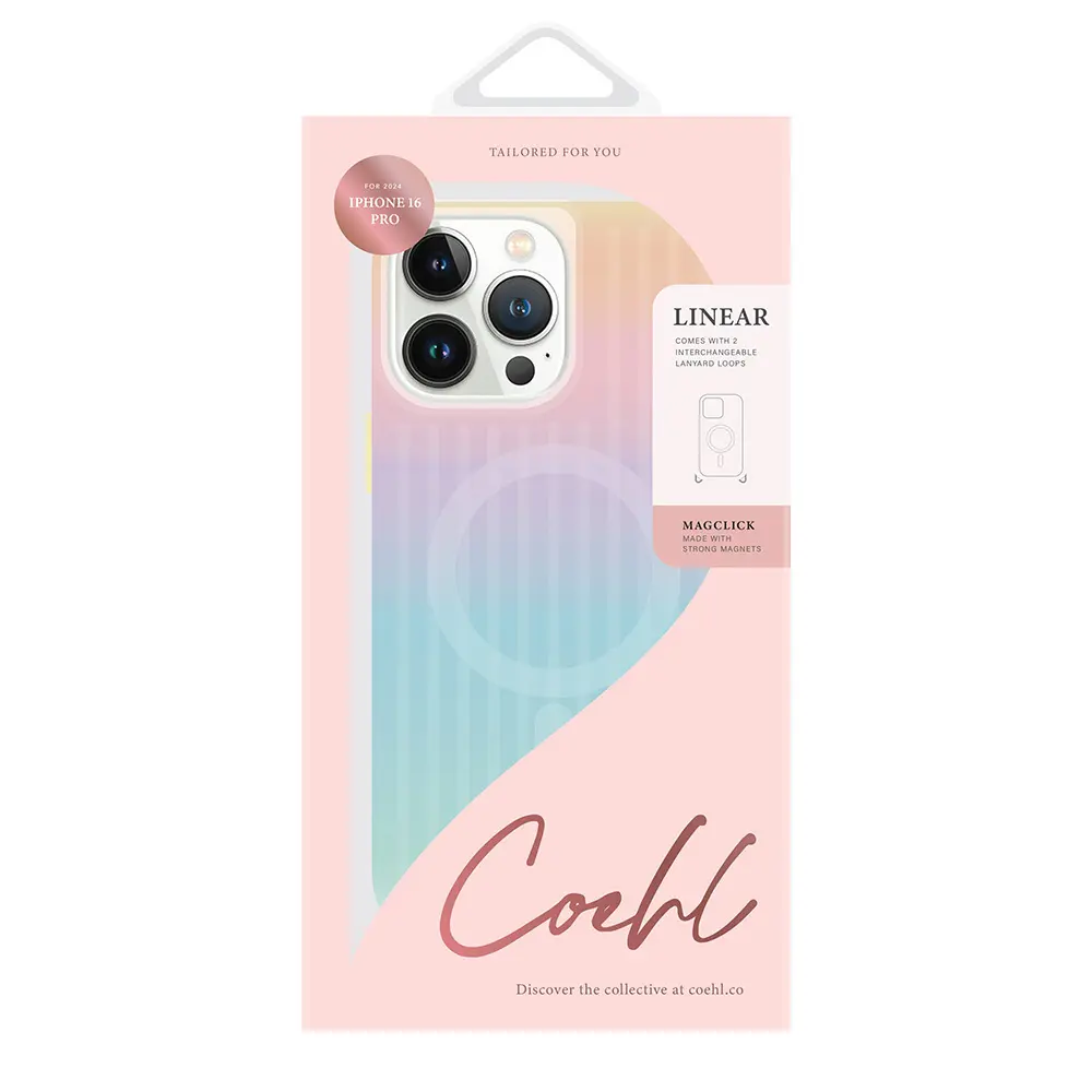 iPhone 16 Pro Max MagSafe Uyumlu Askı Aparatlı Kılıf - Coehl Linear