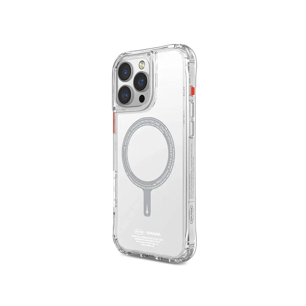 iPhone 16 Pro Max MagSafe Uyumlu Şeffaf Kılıf - Skinarma Saido